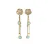Gold dangle earrings