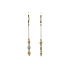 Gold Combination dangle earrings