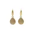 Gold dangle earrings