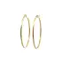 Gold Round Earrings