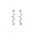 Gold Hanging Earrings Stars