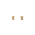 Gold Peck Earrings Cat
