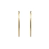 Gold Round Earrings