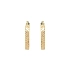 Gold Round Earrings