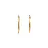 Gold Round Earrings