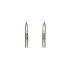 Gold Round Earrings made of Combination Gold