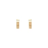 Gold Round Earrings