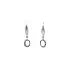 White Gold dangle earrings with Zircons