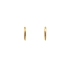Gold Round Earrings