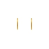 Gold Round Earrings