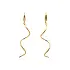 Gold dangle earrings