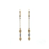 Gold Combination dangle earrings