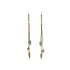 Gold Combination dangle earrings