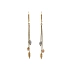 Gold Combination dangle earrings