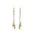 Gold dangle earrings