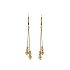 Gold dangle earrings