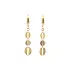 Gold dangle earrings