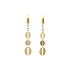 Gold dangle earrings