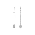 White Gold dangle earrings