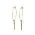 Gold Hanging Earrings Stars