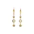 Gold Hanging Earrings Stars