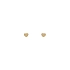 Gold Pecky Earrings Hearts