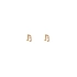 Gold Peck Earrings Notes