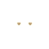 Gold Pecky Earrings Hearts