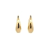 Gold Round Earrings