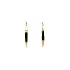 Gold Round Earrings