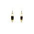 Gold Round Earrings