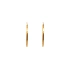 Gold Round Earrings