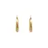 Gold Round Earrings