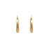 Gold Round Earrings