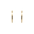 Gold Round Earrings