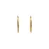 Gold Round Earrings
