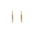 Gold Round Earrings