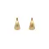 Gold Round Earrings