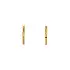 Gold Round Earrings