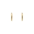 Gold Round Earrings