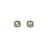 Gold Pecky Earrings with Topaz