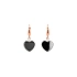 Pendant Earrings Heart in Gold Combination