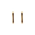Gold Round Earrings