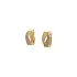 Gold Earrings with Zircons