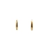 Gold Round Earrings