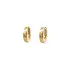 Classic Yellow Gold Round Earrings