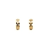 Modern Yellow Gold Round Earrings