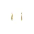 Delicate Drop Shape Earrings in Smooth Gold