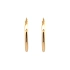 Elegant Yellow Gold Round Earrings