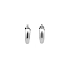 White Gold Round Earrings